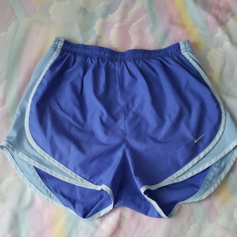 Nike Dri-fit blue two-toned athletic shorts size S